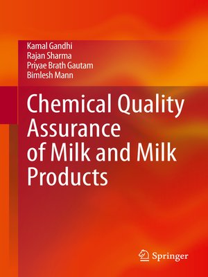 cover image of Chemical Quality Assurance of Milk and Milk Products